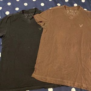 Mens American Eagle V Neck T Shirts (Bundle of 3)